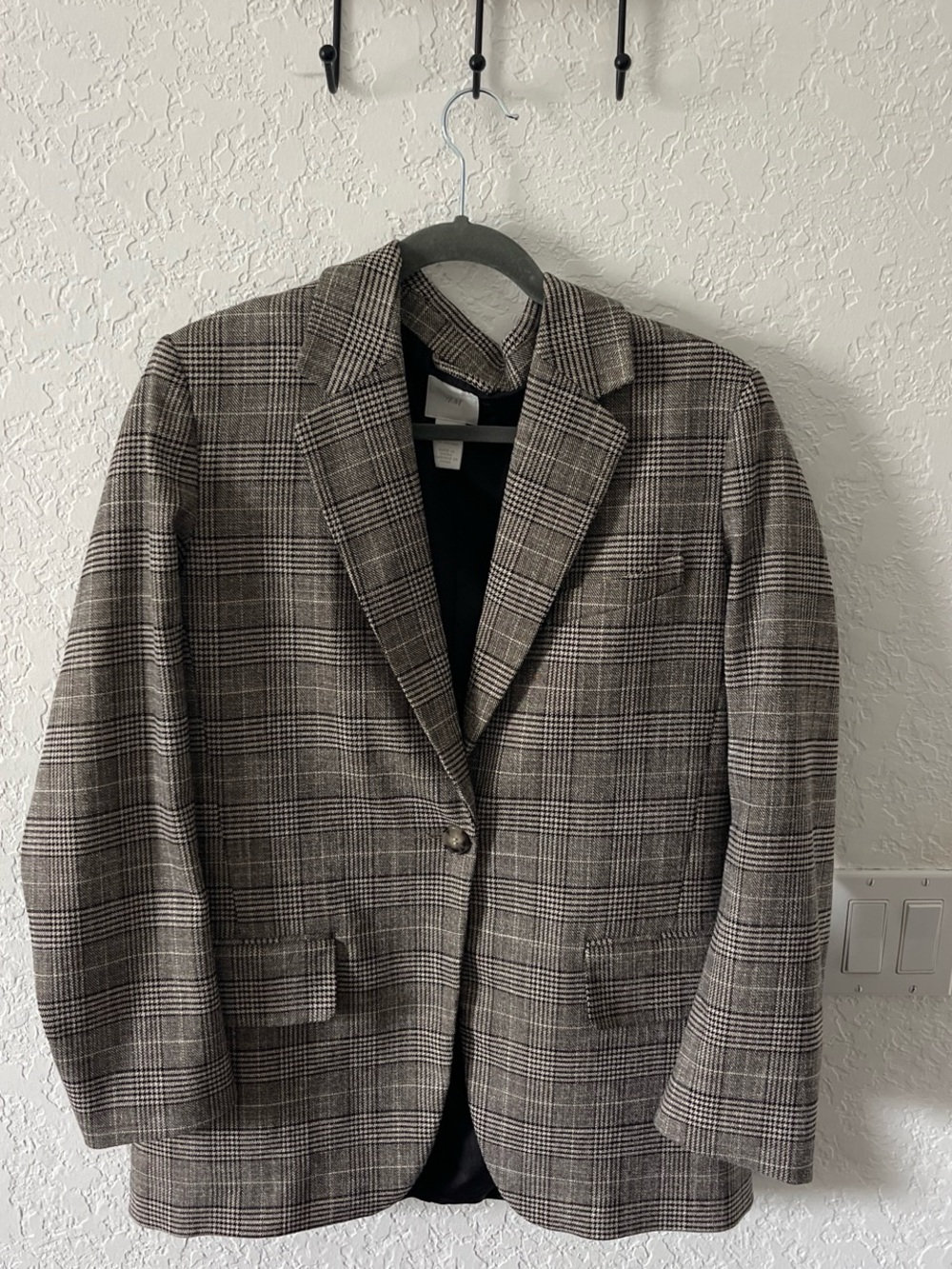 H&M Brown Plaid Sport Coat